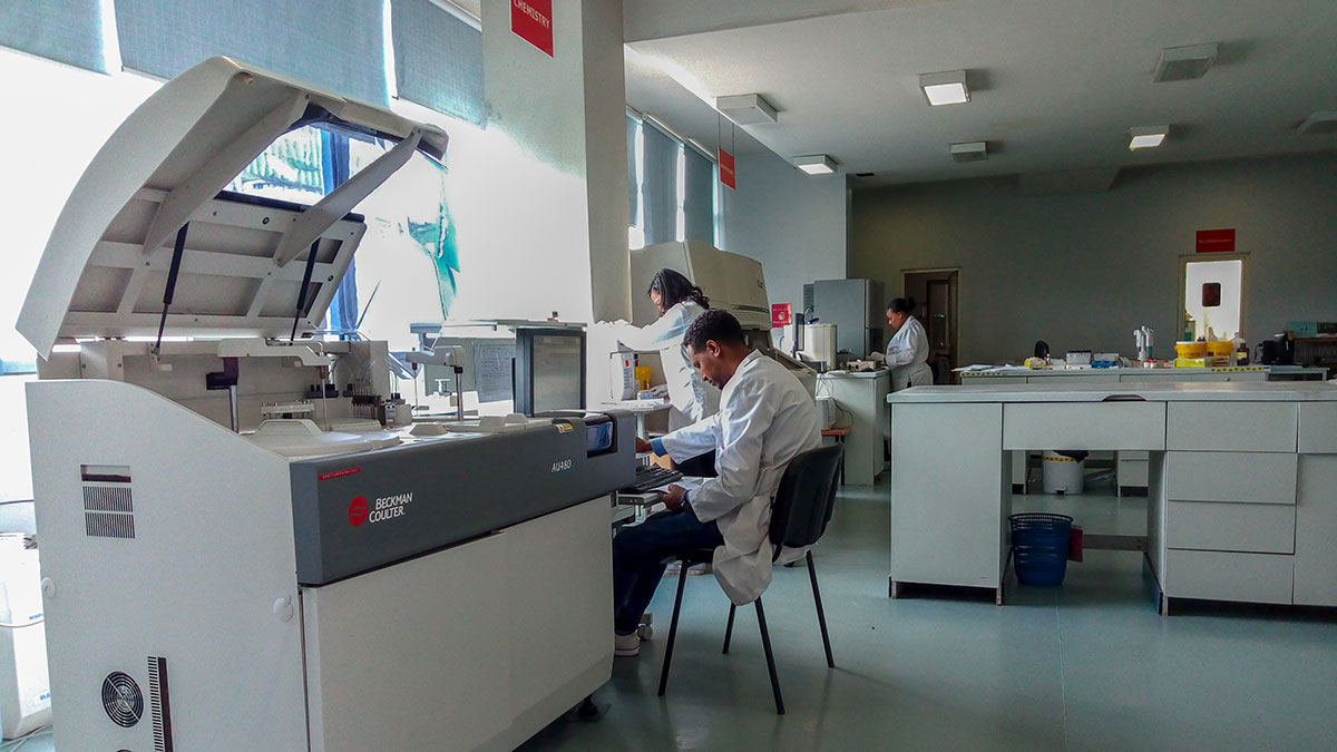 Beckman Coulter AU480 in Action At Bethzhata General Hospital and Advanced Diagnostics Laboratory